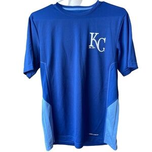 Majestic KC Kansas City Royals baseball Cool Base short sleeve shirt men's small